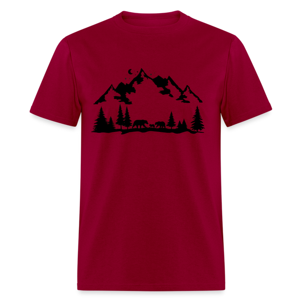 Unisex Classic T-Shirt - dark red