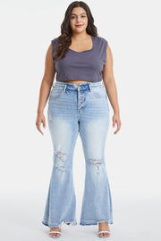 An image showcasing a person wearing high waist flare jeans, exuding boho beauty and effortless style.