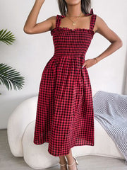Chic Simplicity: Discover the Square Neck Midi Dress