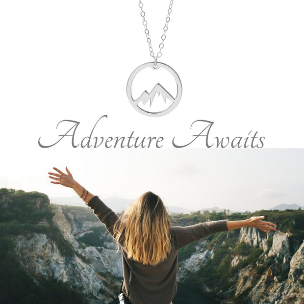 Ascent Adornments: Mountain Motif Necklaces" - A collection of necklaces featuring mountain-inspired motifs, evoking the rugged beauty and symbolic strength of the peaks